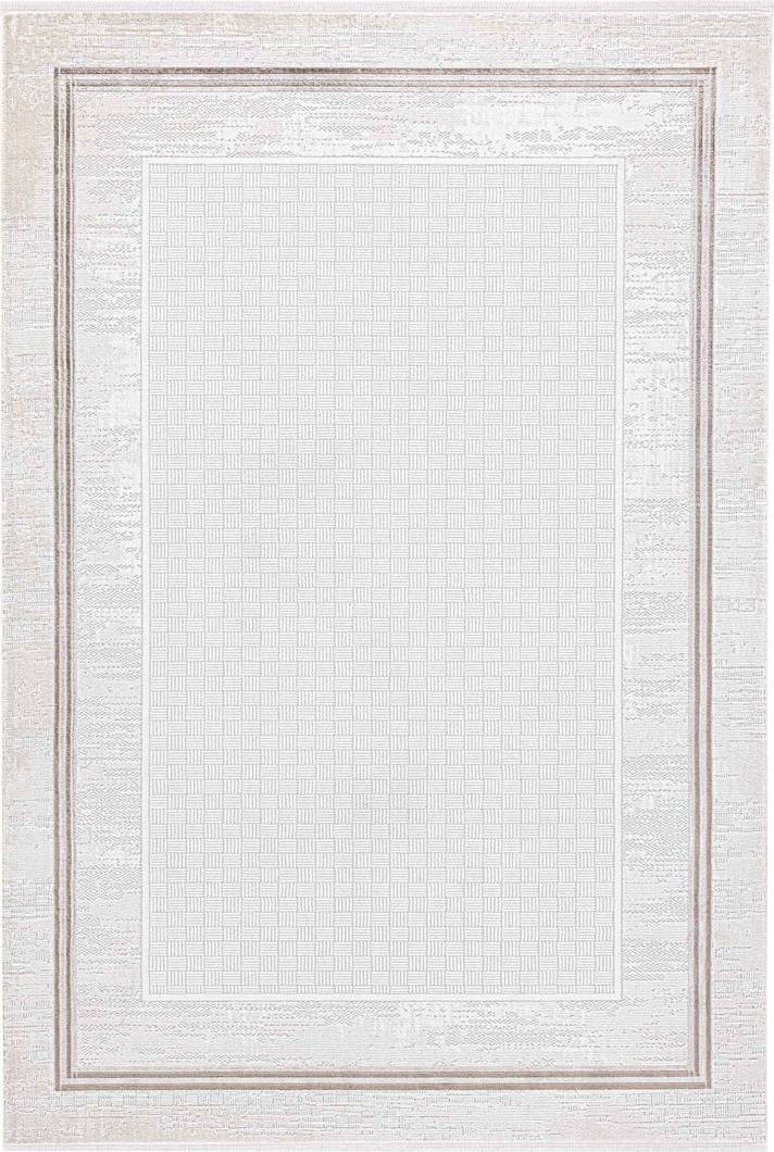 Ebern Designs Bordered Area Rug Polyester 2'7" x 4'11" Brown