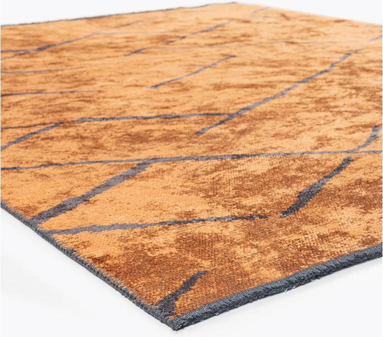 Williston Forge Abstract Area Rug Rectangle 5'3" x 7'7" Brown