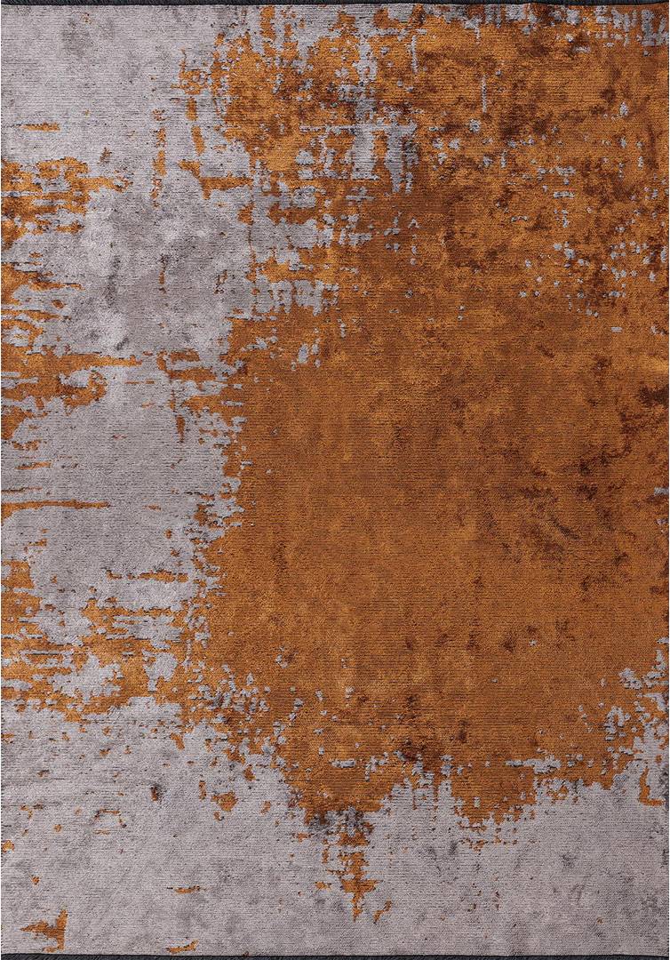 Williston Forge Grey Abstract Area Rug Rectangle 5'3" x 7'6"
