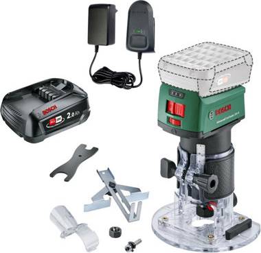 Bosch Advancedtrimrouter 18V 18V-8 Cordless Trim Router