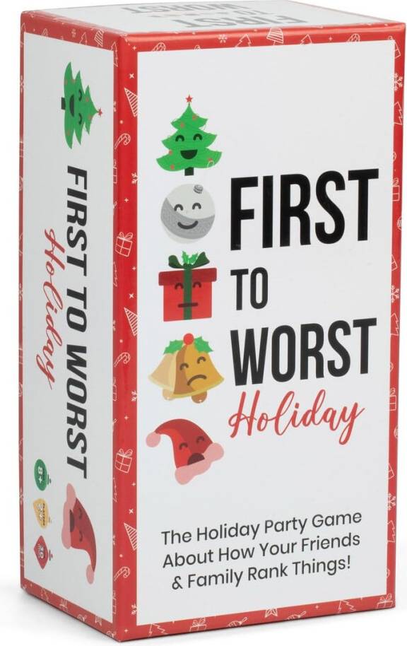 First To Worst Holiday Edition Party Game
