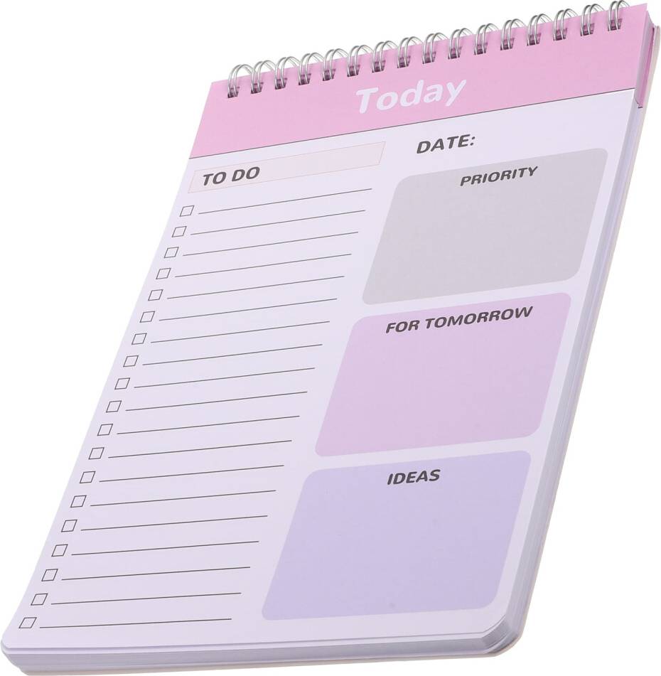 Notebook Checklist Planner Notepads Portable