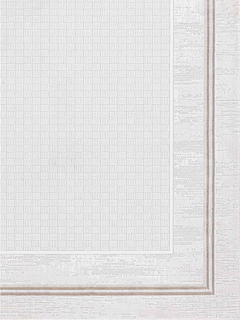 Ebern Designs Brown Bordered Area Rug Polyester 2'7" x 9'10"