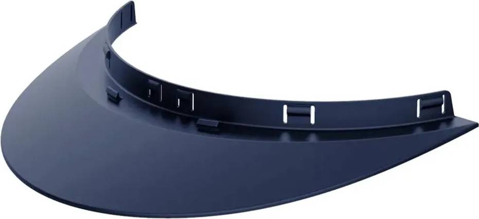 Kep Standard Riding Hat Visor - Matt Blue