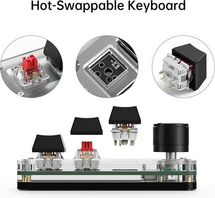Spactz Programming Macro Custom Knob Keyboard