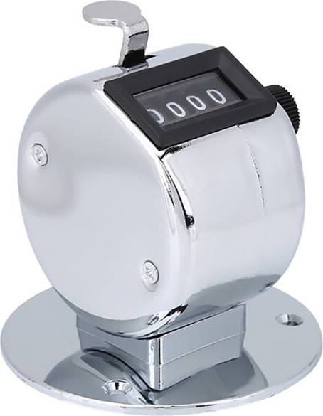 Mini Metal 4-Digit Handheld Tally Counter Measurement tool