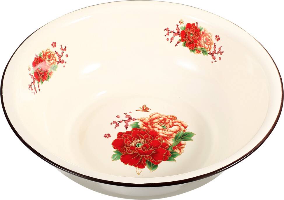 Inoomp Retro Enameled Mixing Basin Kitchen Supply Random Style