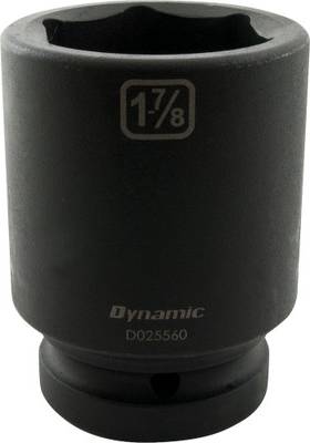 Dynamic 1 Inch Drive Deep Black Phosphate Socket Bit