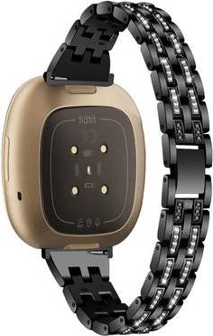 Fitbit Sense 2 Versa 4 Rhinestone Décor Zinc Alloy Strap