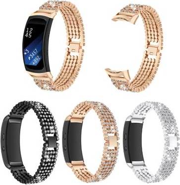 Samsung Fit 2 Shiny Rhinestone Watch Band Strap