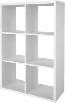 GoodHome Mixxit White Freestanding Rectangular Unit Shelving System