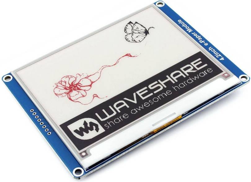 Arduino nano Tri-Color 4.2 Inch E-Ink Display Module
