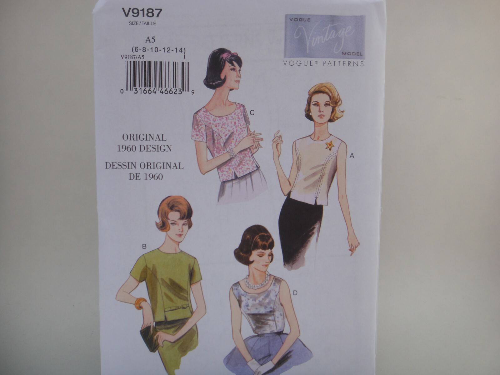Vogue Sewing Pattern 9187