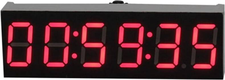 Typecat 0.36 Inch 6-Bit LED Digital Electronic Clock