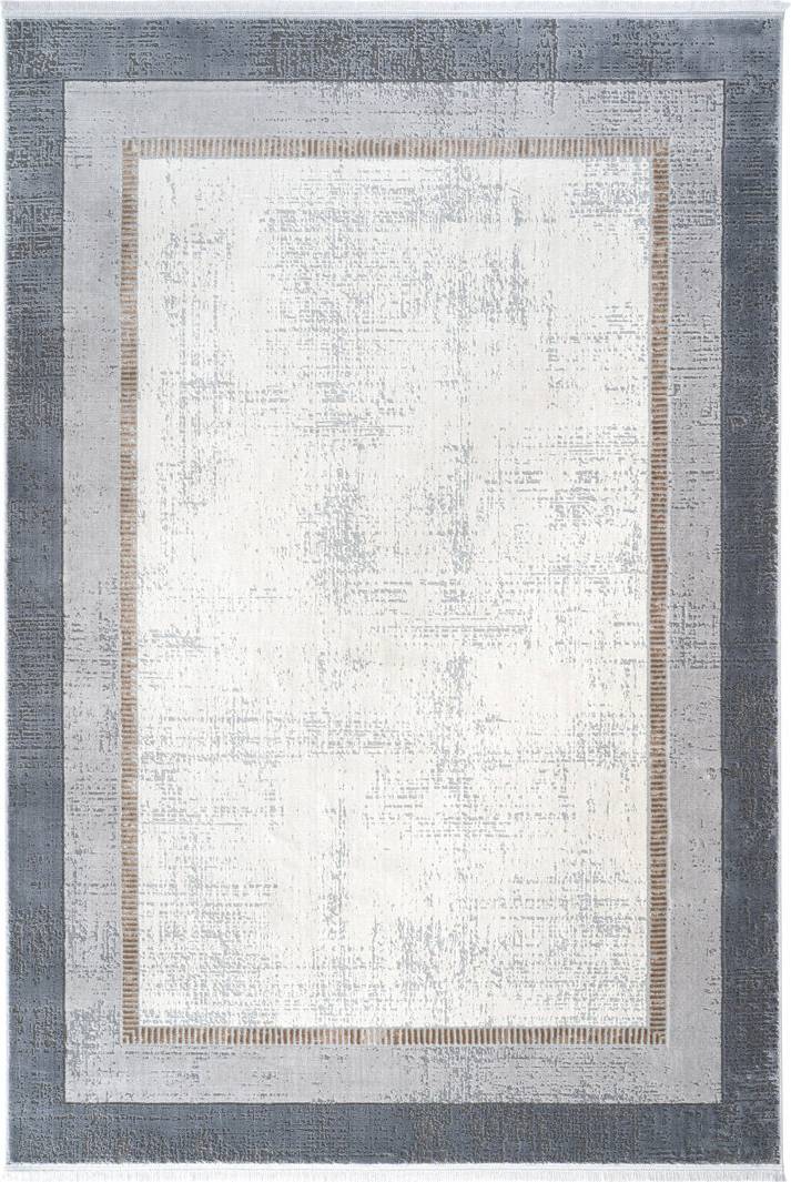 Ebern Designs Bordered Living Room Rug Rectangle 5'3" x 7'6" Beige