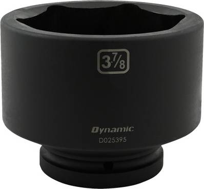 Dynamic 1 Inch Drive Standard Black Phosphate Socket Bit