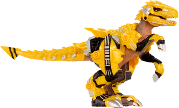 Dinosaur Yellow Raptor Blaze Figure