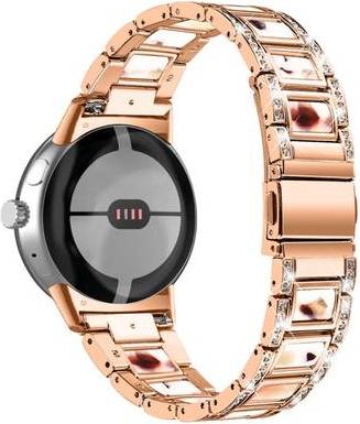 Google Pixel Watch Rhinestone Stainless Steel Strap