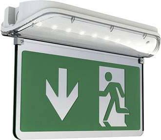 Harrier Down Arrow LED Exit Sign