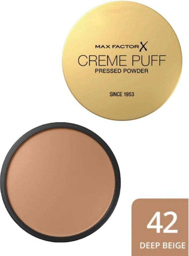 Max Factor Creme Puff Compact Face Powder Shade - Deep Beige