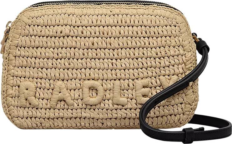 Radley Place Cross Body Raffia Bag - Natural
