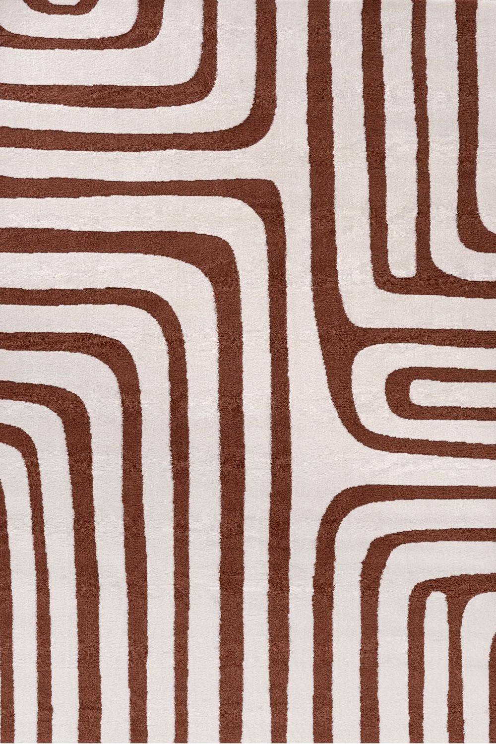 THE RUGS Loft Curved Line Area Rug Runners 120 x 170 cm
