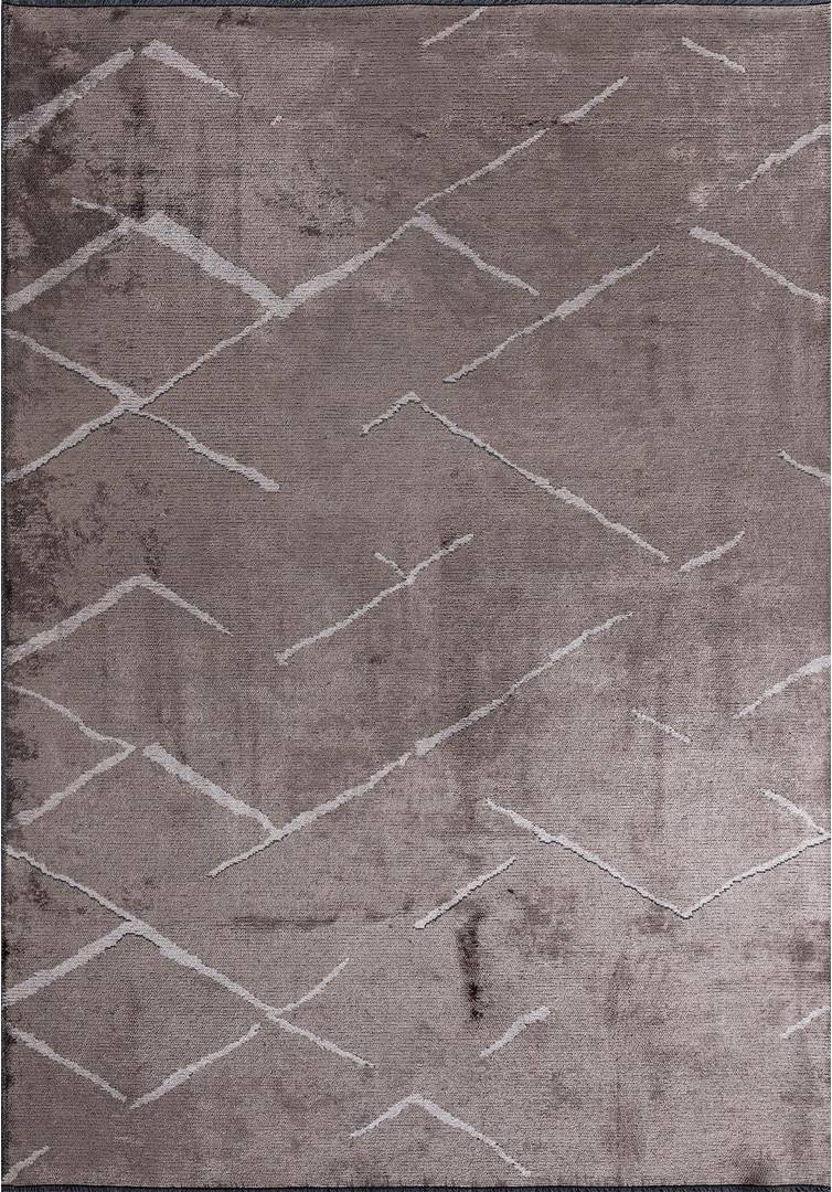 Ebern Designs Abstract Area Rug Rectangle 5'3" x 7'7" Grey