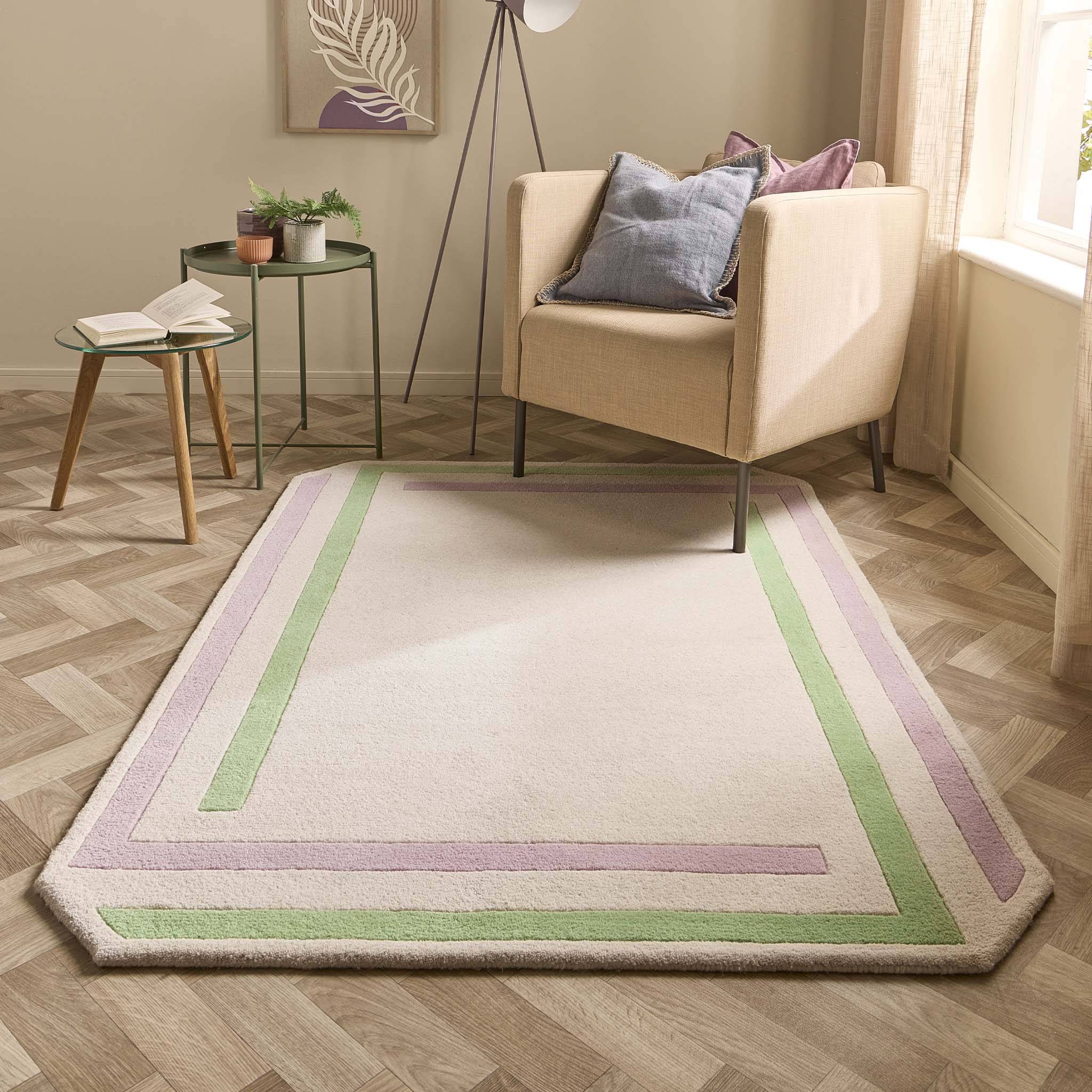 Hug Rug Contour Lavender Green