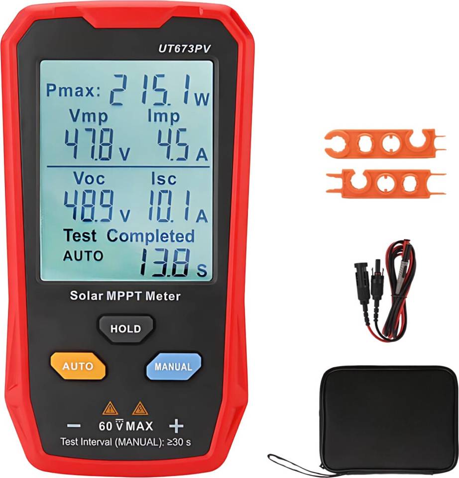 UT673PV Solar Panel Tester Auto Manual
