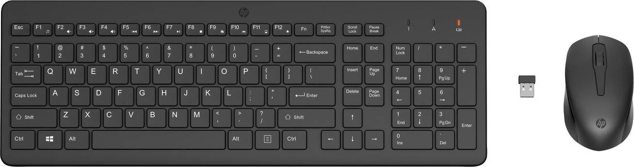 HP 330 Wireless Keyboard and Mouse Set