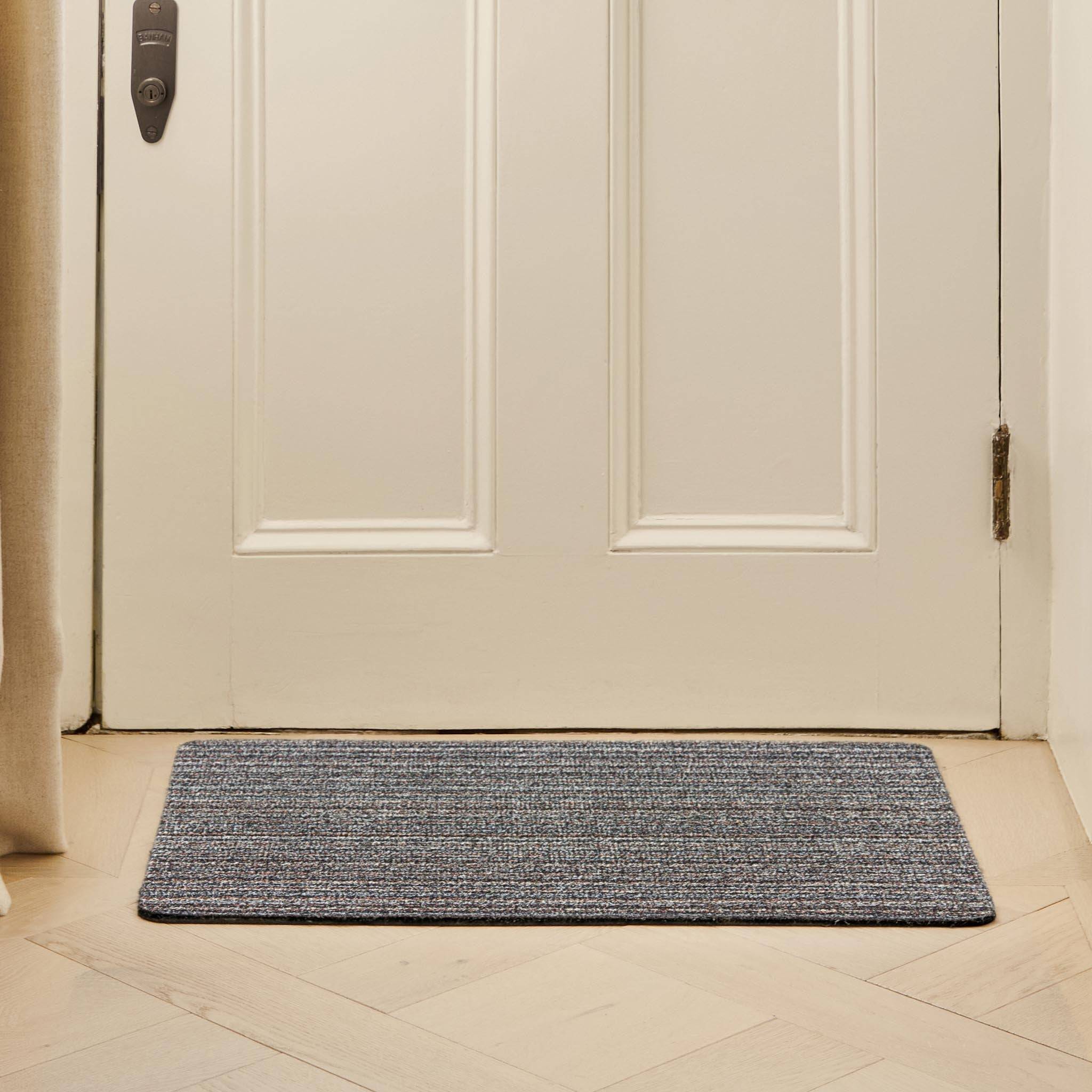 Hug Rug Candy Rocks Striped Washable Doormat Beige cm