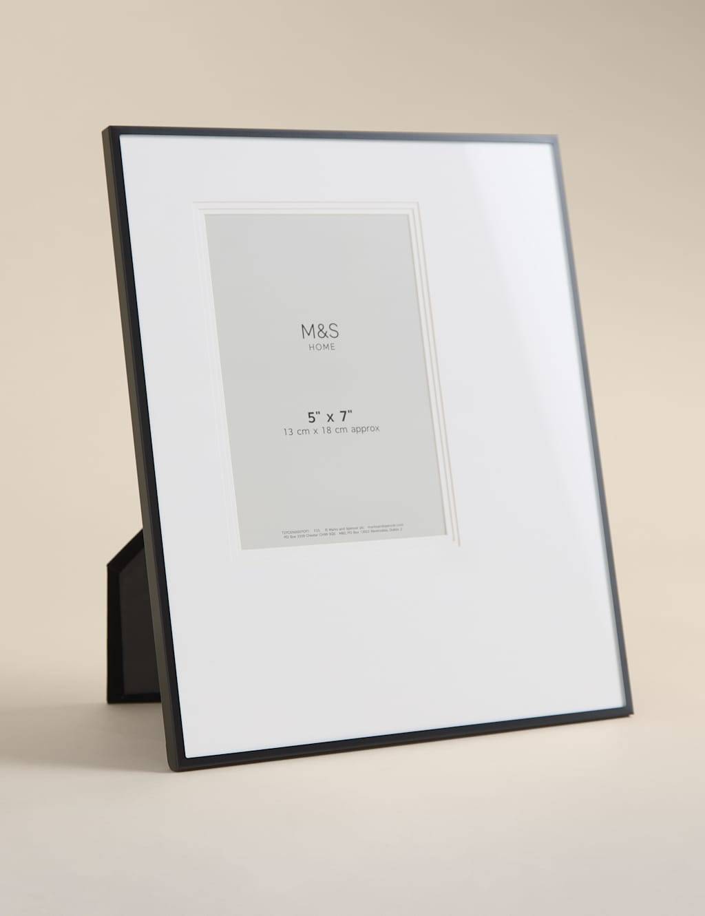 M&S Layered Multi Mount 5x7 Inch Black Photo Frame