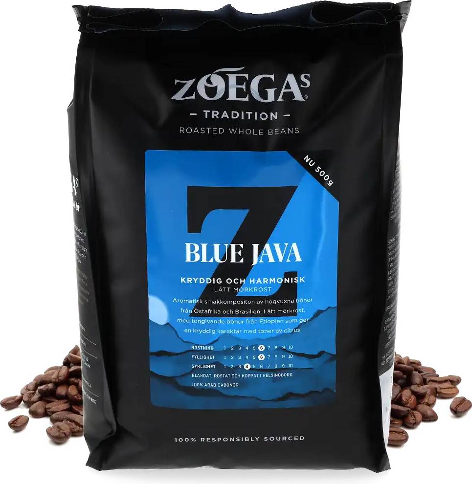 Hela Bönor Mörk Blue Java