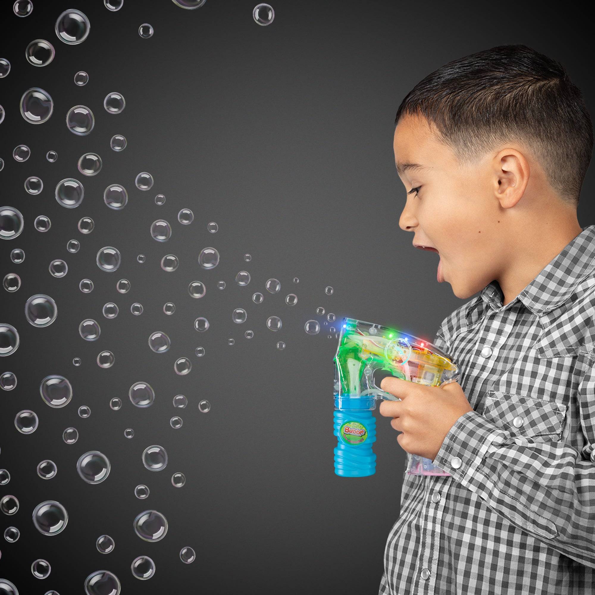 LED 6 Inch Bubble Gun