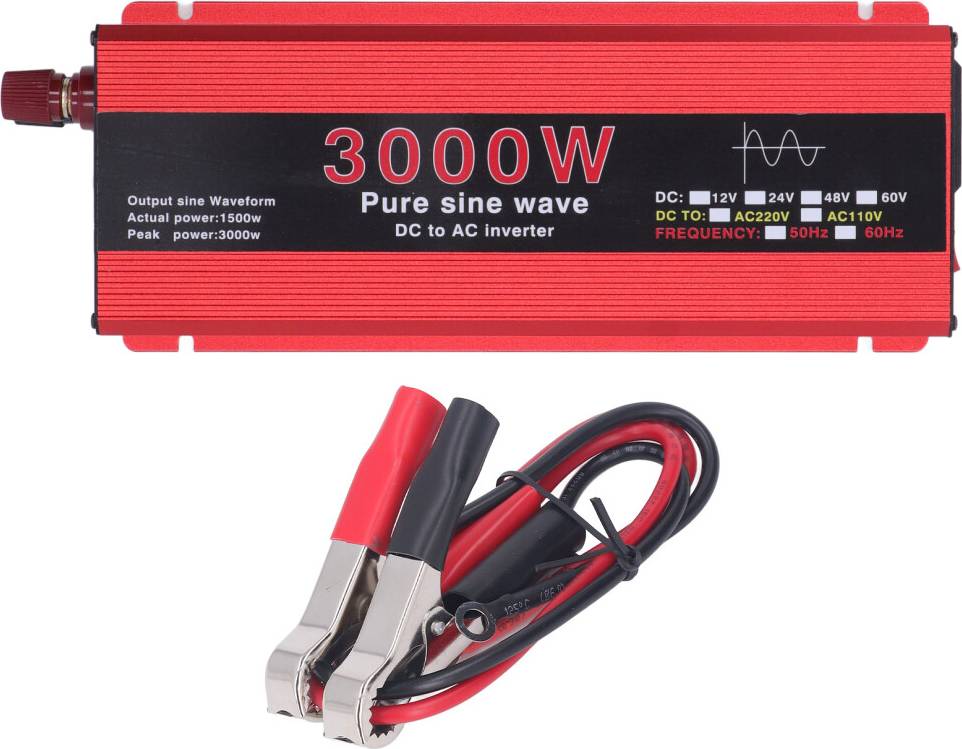 Power inverter 3000W Pure Sine Wave Power Inverter Multi