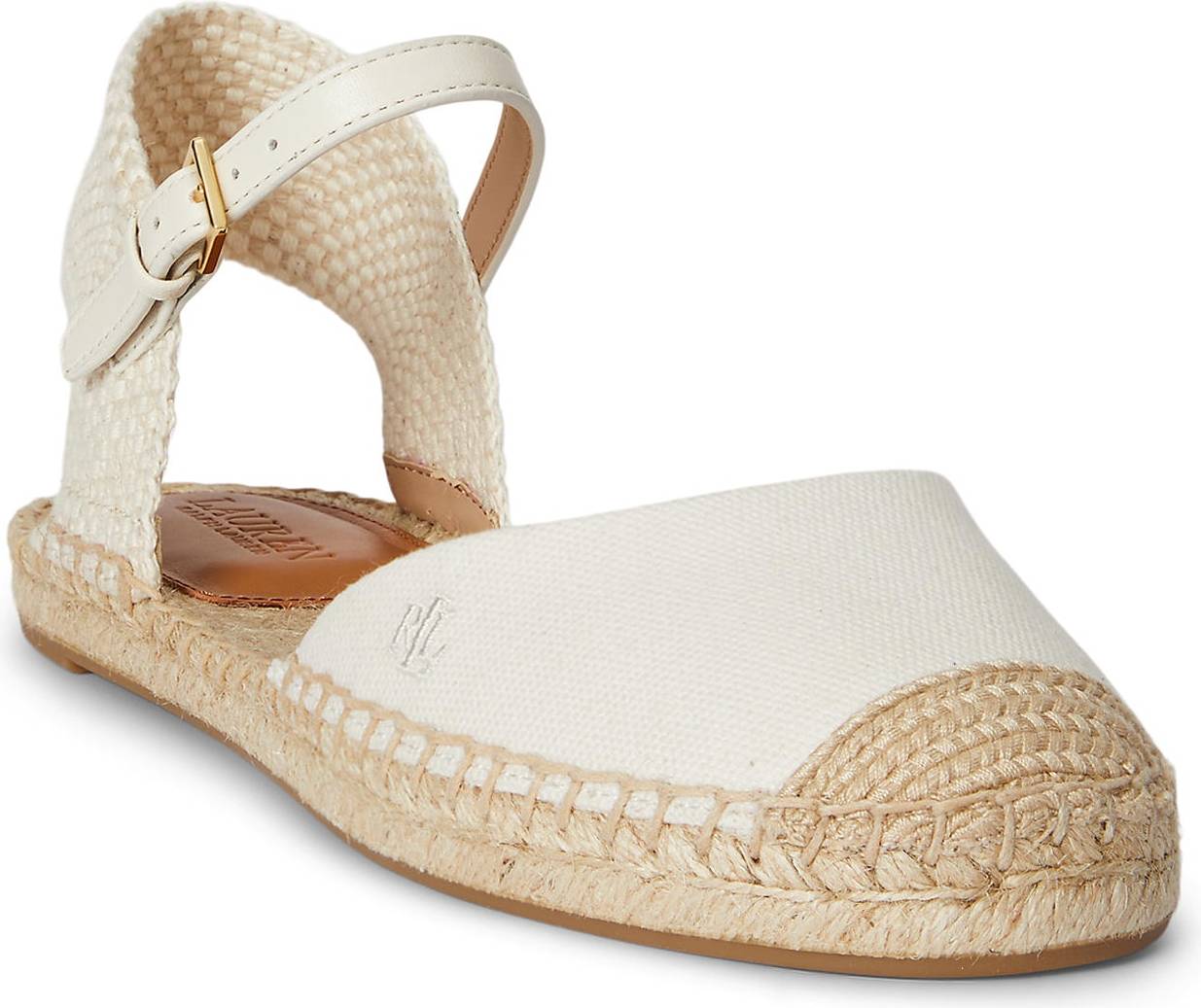 Lauren Ralph Lauren Espadrill Robby Ljusbeige/Vit