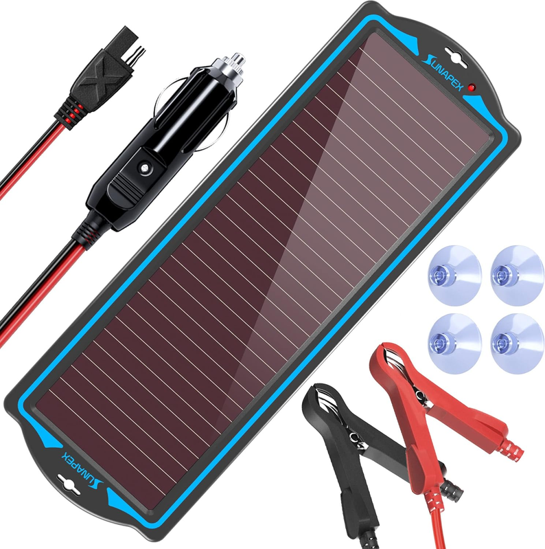 Solar power battery Solar Battery Maintainer Portable Power Waterproof Car Rv Charger 12v