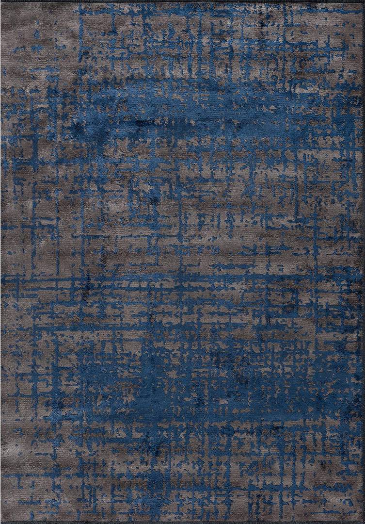 Ebern Designs Abstract Area Rug Rectangle 7'10' x 9'10" Blue