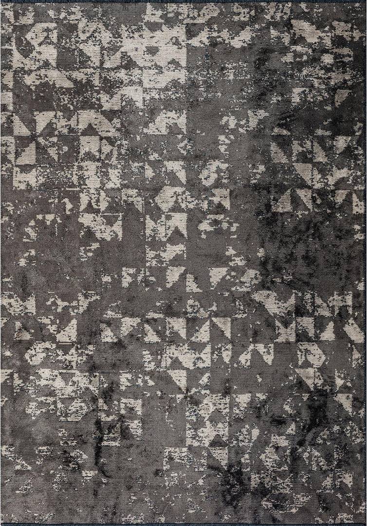 Ebern Designs Abstract Area Rug Rectangle 5'3" x 7'6" Brown