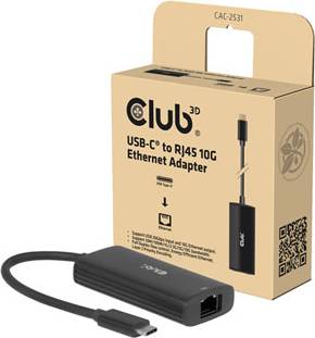 Usb bluetooth adapter Club 3D Adapter USB-C RJ45 10Gbps