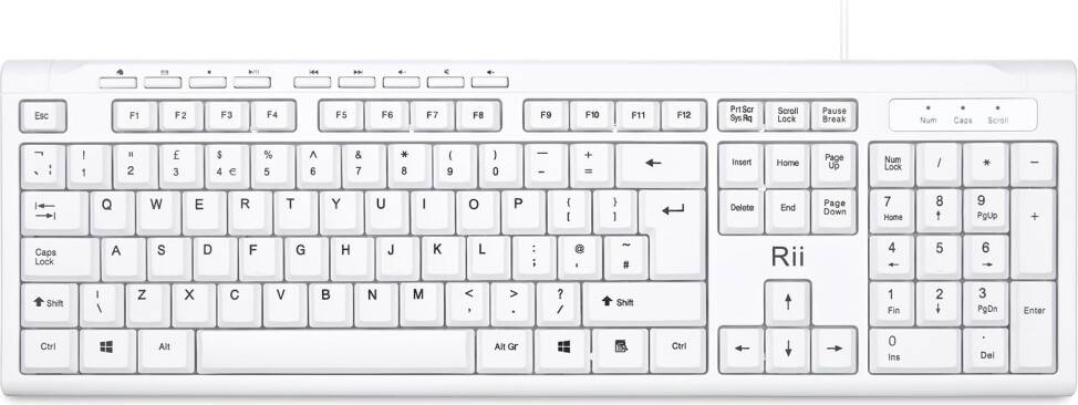 Rii RK907 USB Wired Keyboard