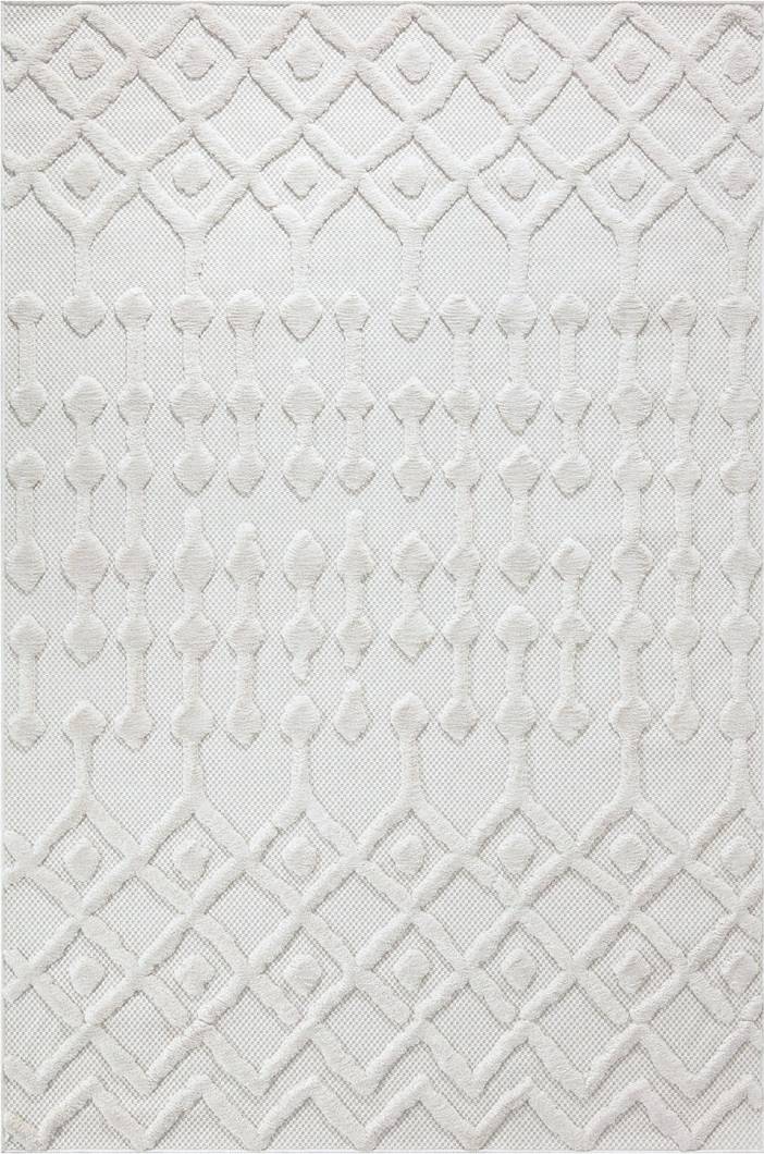 Ebern Designs Aztec Area Rug Rectangle 3'11' x 5'10' White
