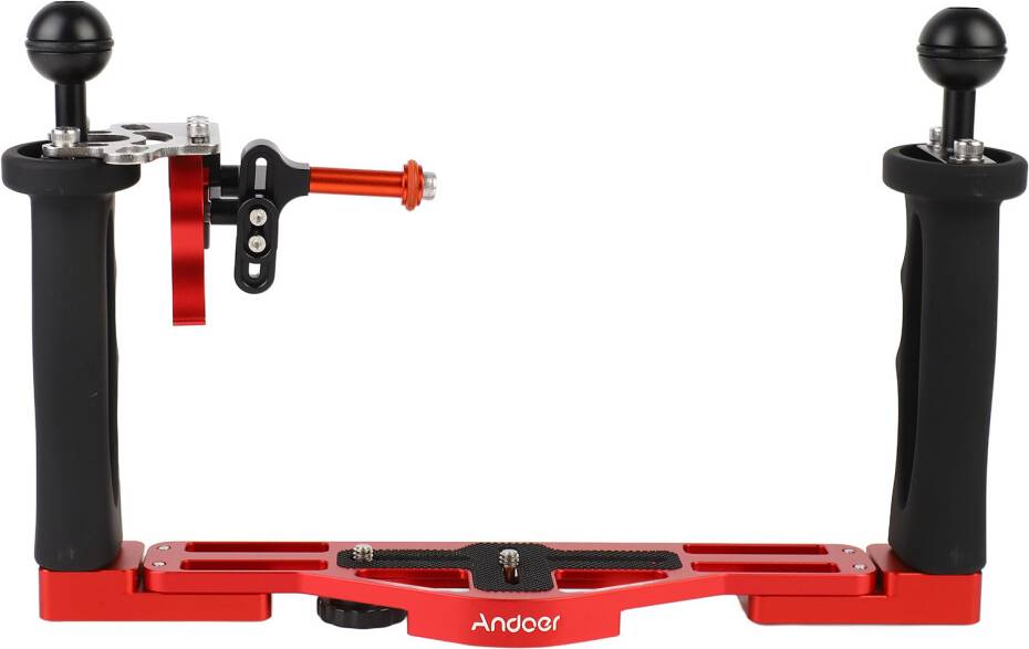 Dual Handle Camera Diving Rig Adjustable Underwater Tray Stabilizer