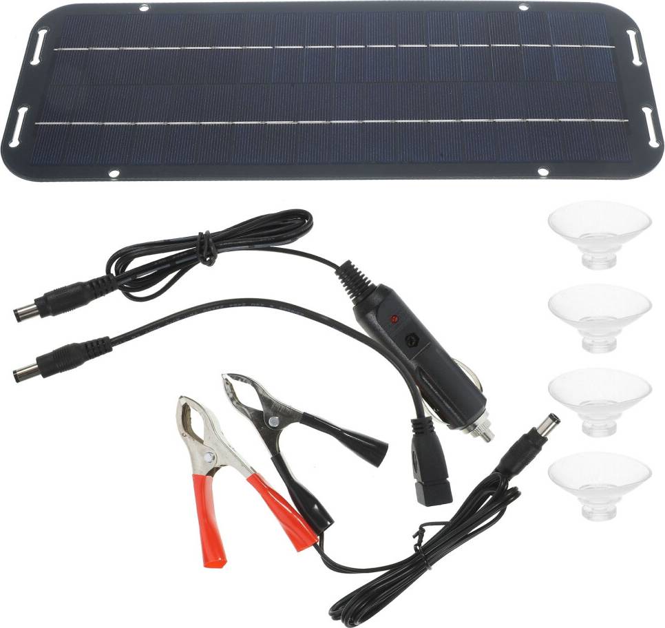 Slim Solar Panel Charging Set