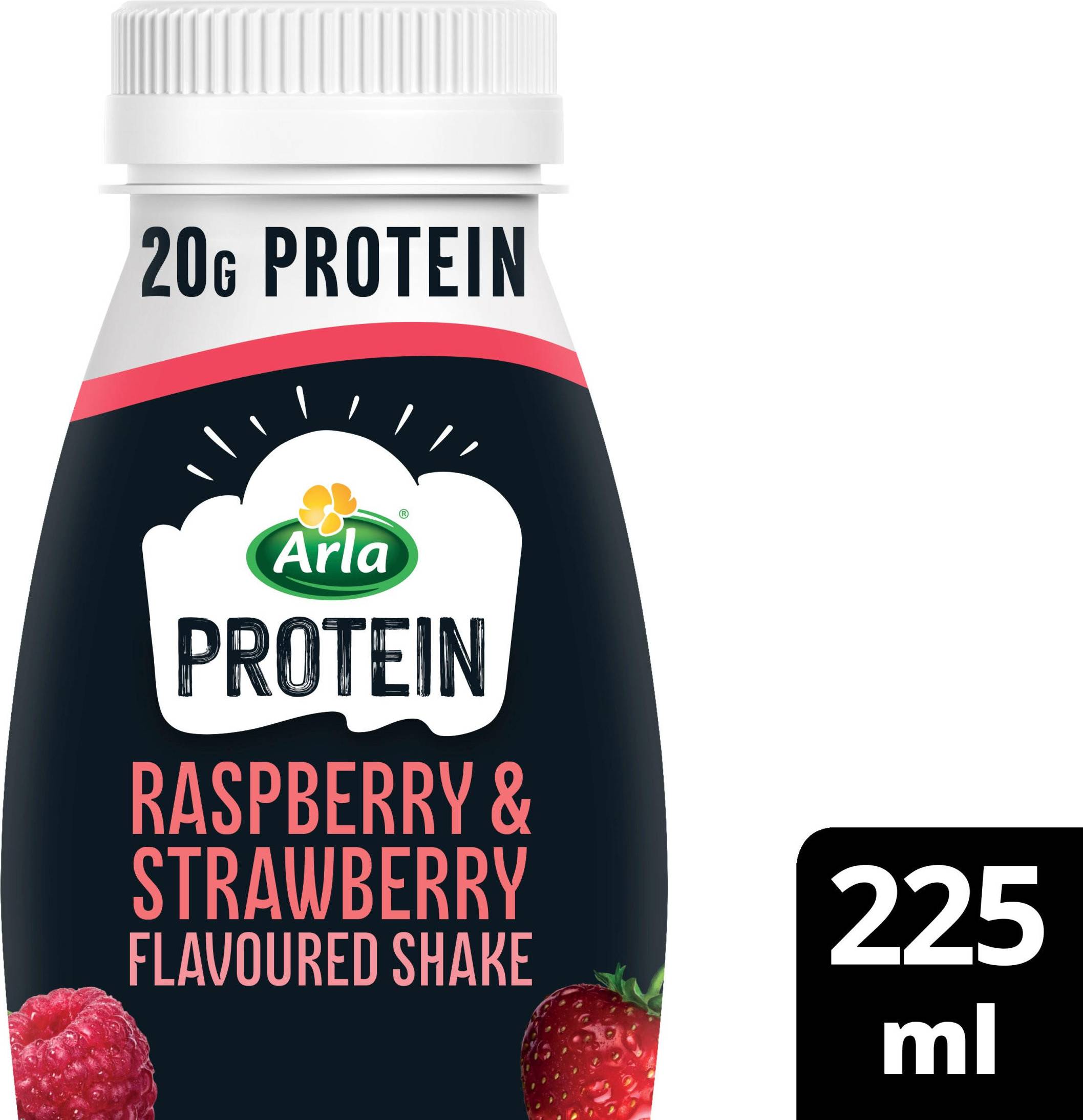 Protein Raspberry Strawberry Flavoured Milk 225ml