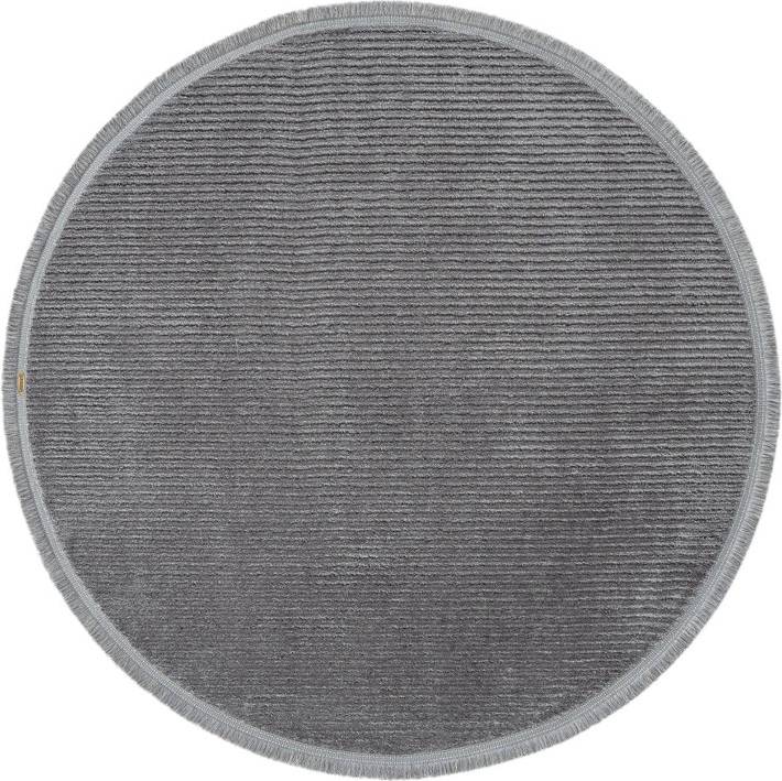 Ebern Designs Aztec Geometric Scandi Area Rug Round 100cm Grey