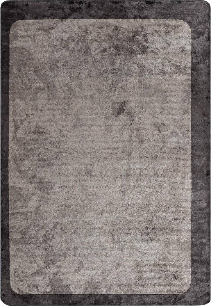 Ebern Designs Roko Hand Loom Area Rug Cream Rectangle 6'7" x 8'2' Grey
