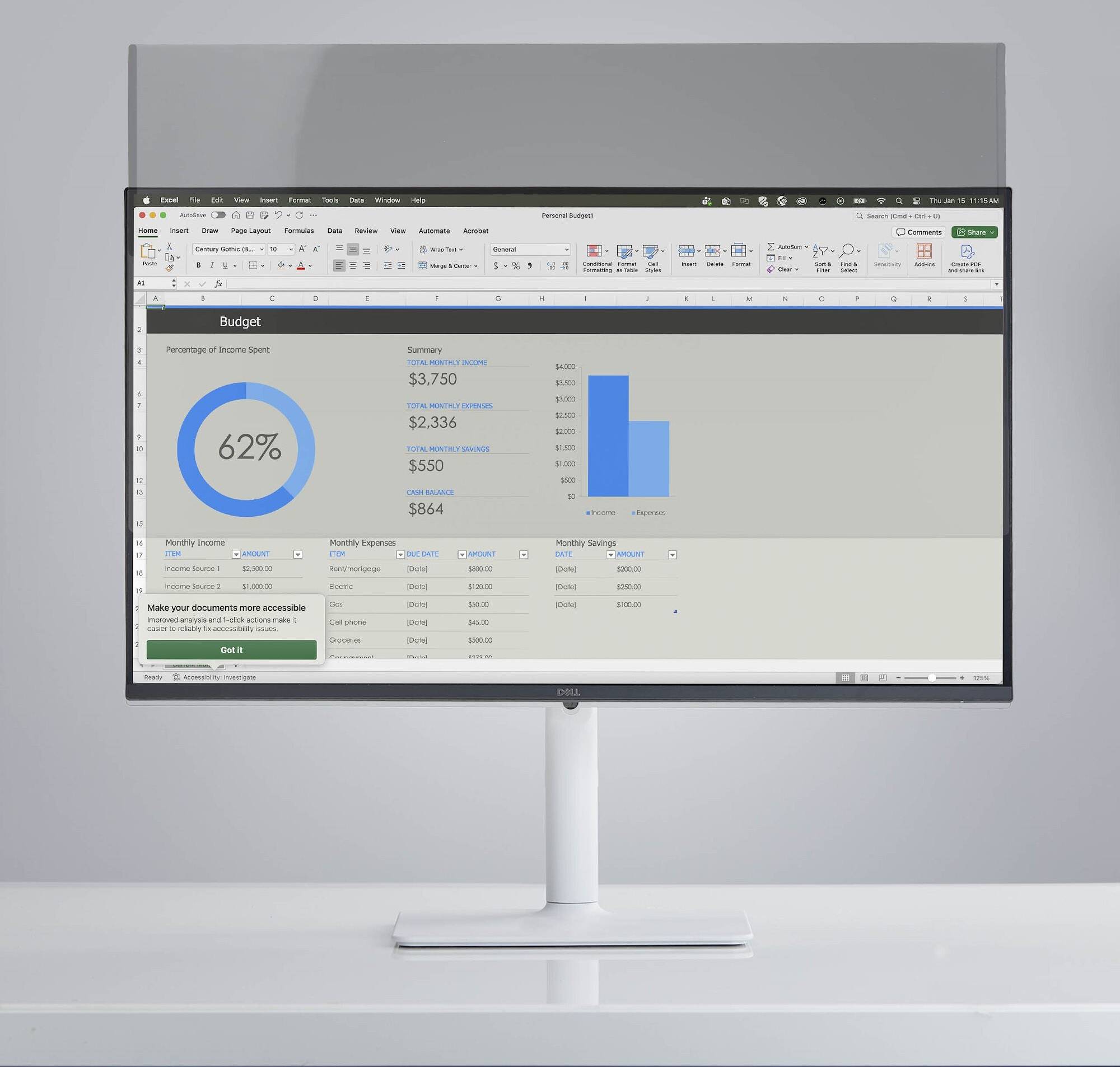 StarTech Magnetic Monitor Privacy Screen 27 Inch Widescreen