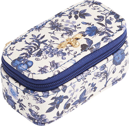Fable England Blue Ditsy Jewellery Box - Blue