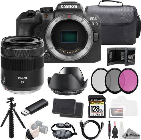 Canon r10 Canon Eos R10 RF 85mm F2 Macro Lens Kit